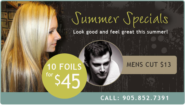 10 Foils for $45 and Men's cut for $13